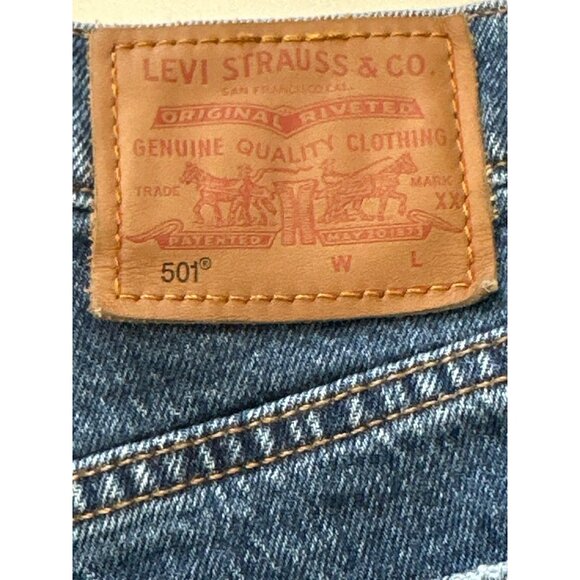 Levi’s Ribcage Shorts in Charleston Erosion 26 Womens Denim Jeans - Picture 7 of 14